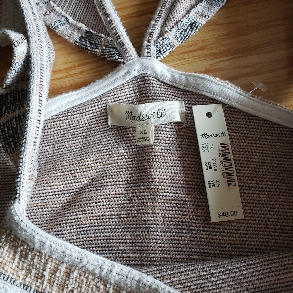 Madewell Texture & Thread Ruffle-Strap Tank Top - Picture 5 of 6
